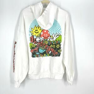 Daydreamer Flyer Oversized Mushroom Hoodie Sweatershirt Size XS